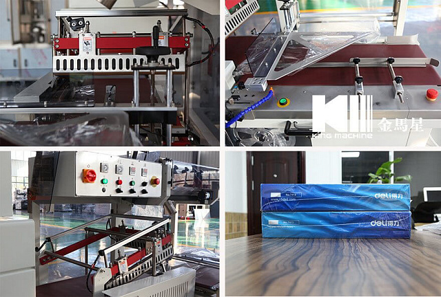 Автоматический запайщик KM-50A и термоусадочный туннель KM-D4520