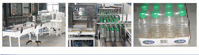 Автоматическая машина линейного типа для упаковки в термоусадочную плёнку  с половинным лотком. Модель КМ-А500