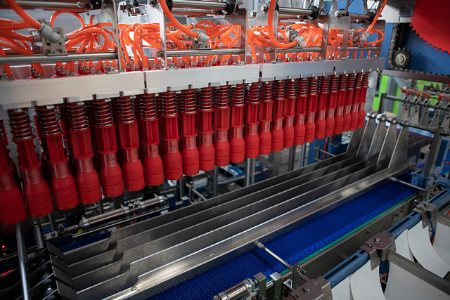 Укладчик бутылок в гофрокороба