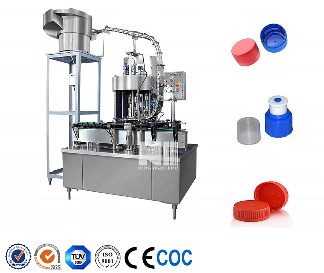 Автоматическая машина для винтовой укупорки спортивных колпачков